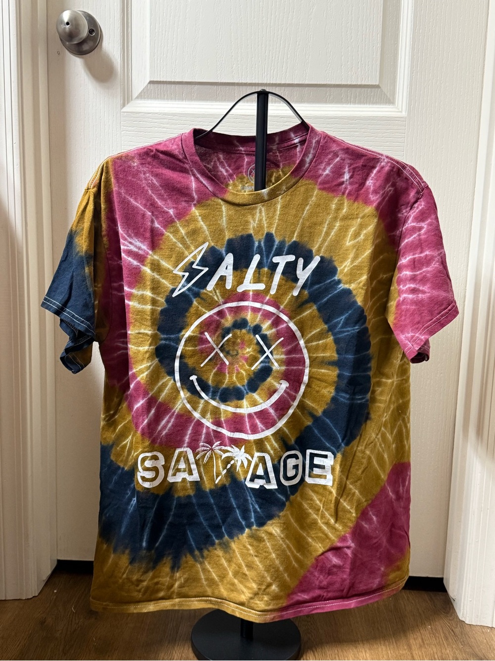 Salty Savage Tie-Dye Short Sleeve Tee - Multi